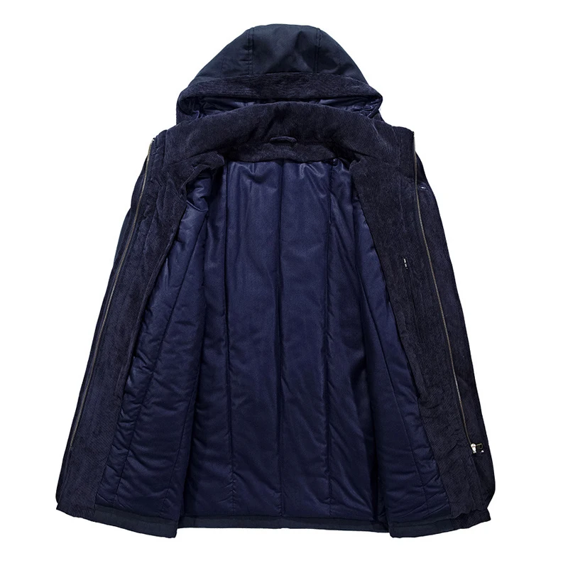 parkas Outdoor Windbreaker Winter Jacket Men Thick Warm Mens Parkas Quality Cashmere Liner Detachable 2 in 1 Multi-pocket Coats 6