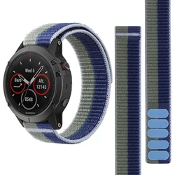 Durable Hook Loop Nylon Strap - Versatile Watchband with Adjustable Sizes - Forerunner 945 (Blue Green)