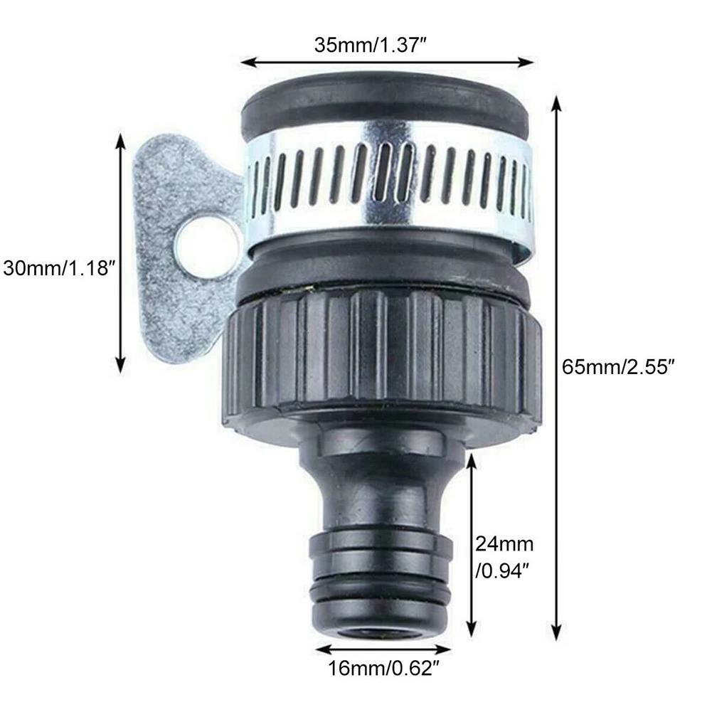 Tap Connector Hose Pipe Fitting Black Faucet Adapter Fitting Garden tap-connector-hose-pipe-fitting-black-faucet-adapter-fitting-garden