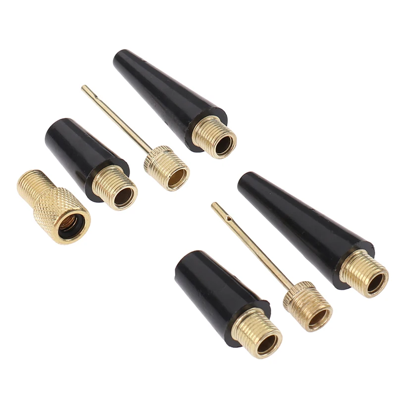 

3Pcs/Set Ball Needle Nozzle Adapter Kit for Basketball Football Bicycle Tire Inflate Pump Parts Accessories