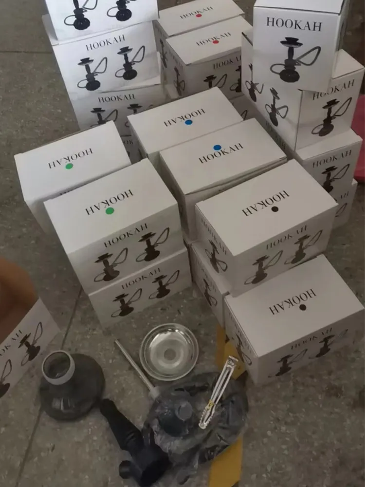 Disposable Shisha Hukka One Time Use Nargile Plastic Water Pipe Portable Cheap Hookah