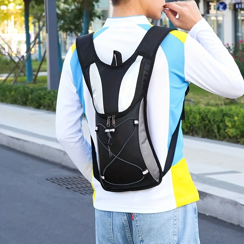 Multi-functional Water Backpack, Portable Cycling Bag With Reflective Strip For Outdoor Mountaineering, Tour, Hiking And Camping