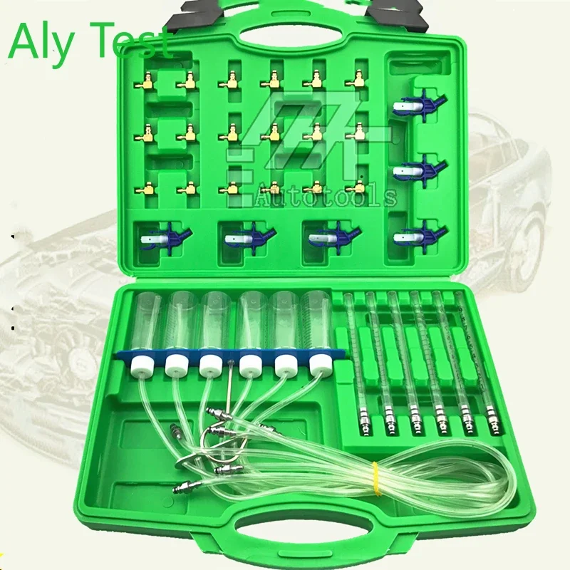 

Fuel Injectors Tester Diesel Injector Flow Diagnostic Cylinder Common Rail Adaptor Test Tool Kit