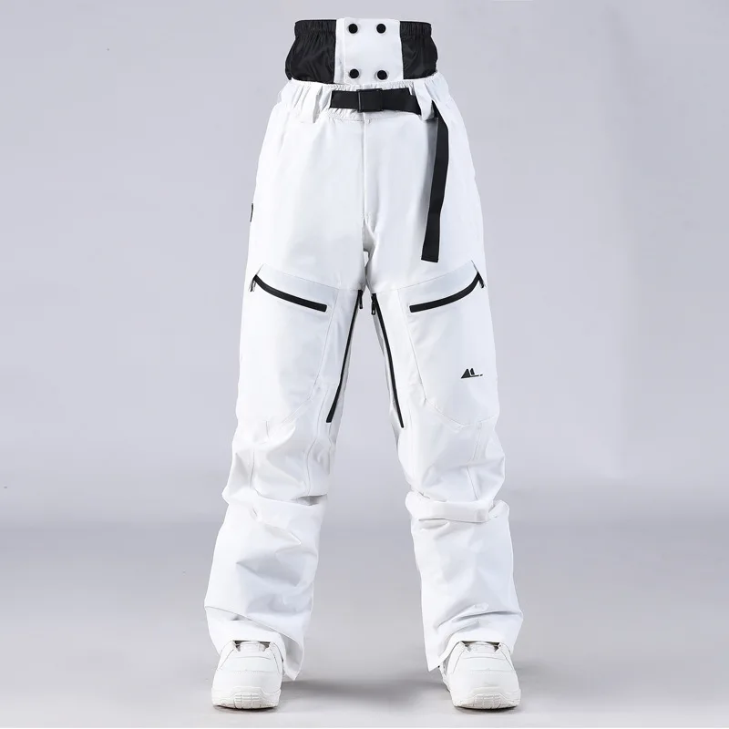 Ski Trousers White Mens Snowboard Pants Best,Men And Women, Snow