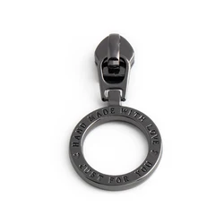 Versatile Metal Zipper Pull Repair Kit for DIY Garments and Sewing Projects - 5# Sliders (Gun Black)