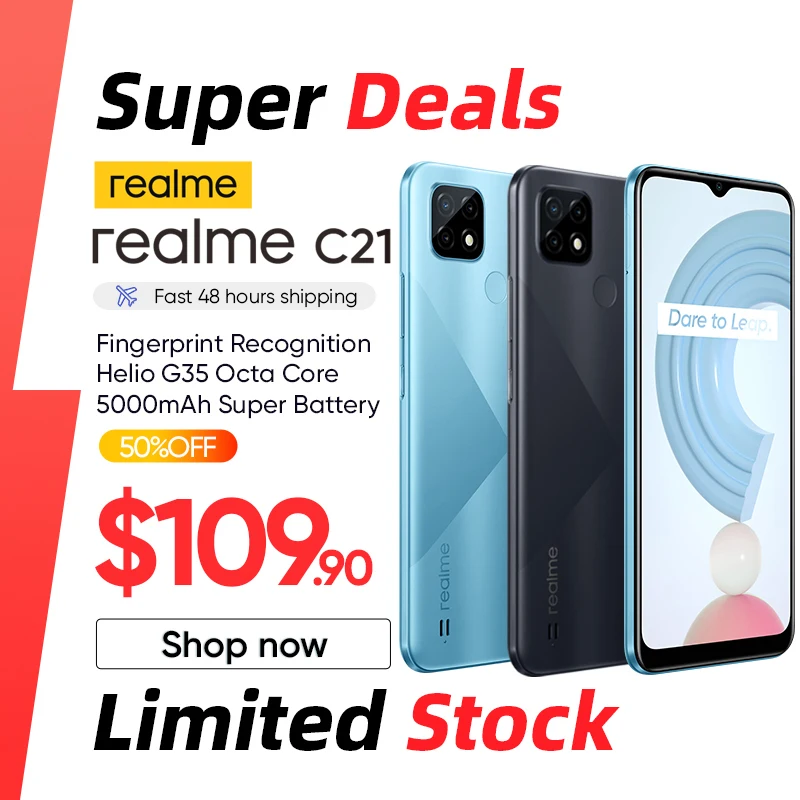 Realme C3, 3GB de RAM y 64GB de ROM, MTK...