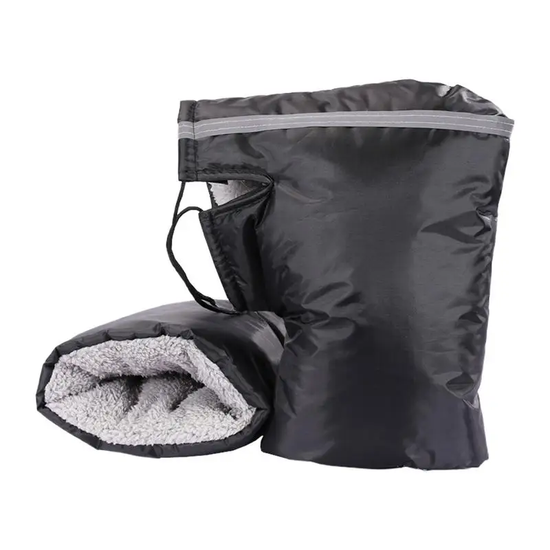 Motorcycle Handlebar Mittens for Winter Windproof Warm Motorcycle Hand bar Cover Battery Bike Windshield Gloves Handlebar Muffs
