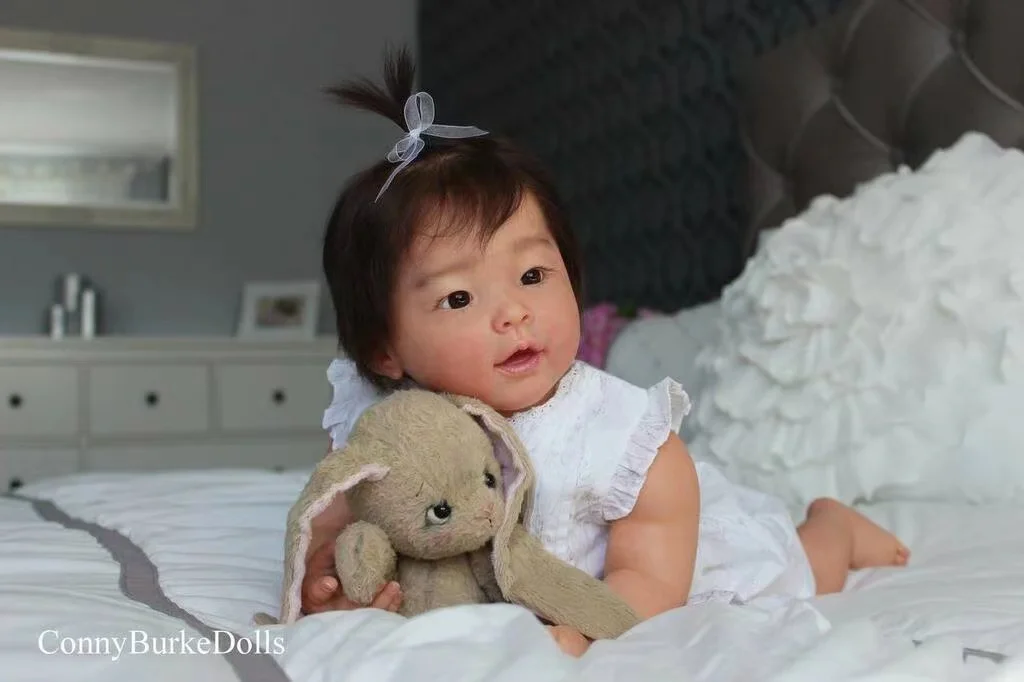 【in stock 】 FBBD 23inch Reborn Baby Doll Kit Mei Lien DIY Part Soft Touch Lifelike Unpainted Kit