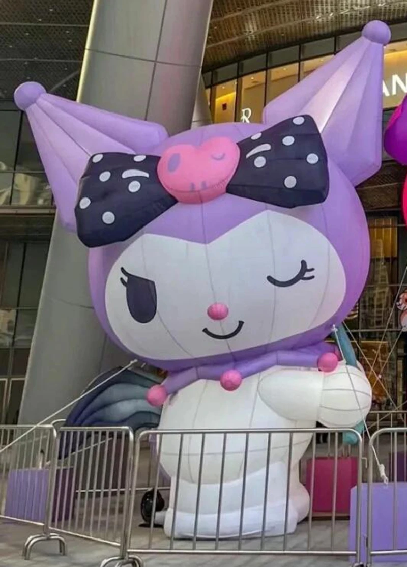 Cartoon Inflatable Cute Kuromi And My Melody Sanrio Figure Giant ...