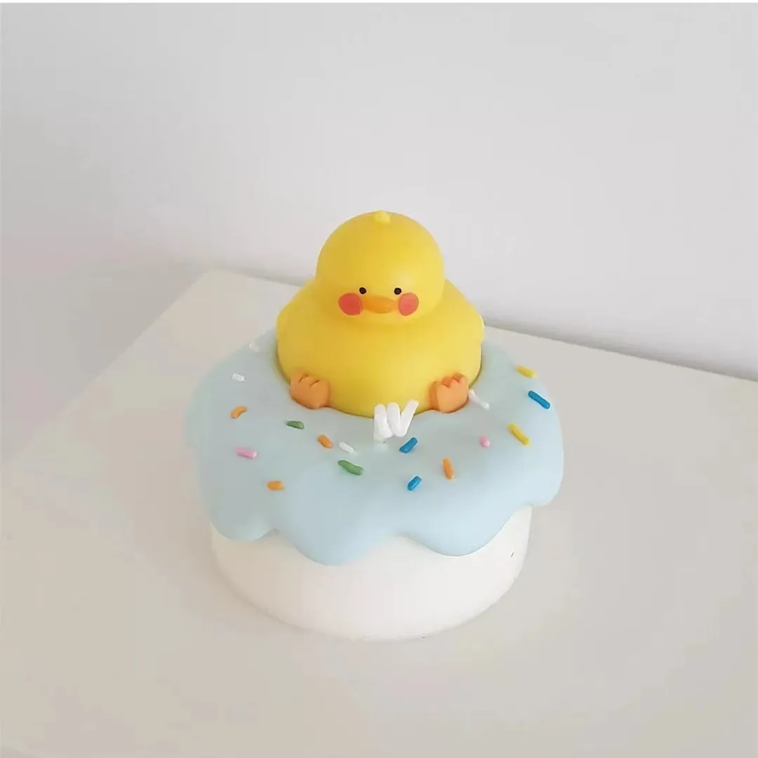 Cartoon Duck Silicone Mold DIY Handmade Silicone Soap Mold Aromatherapy Plaster Crafts Making Soap Molds