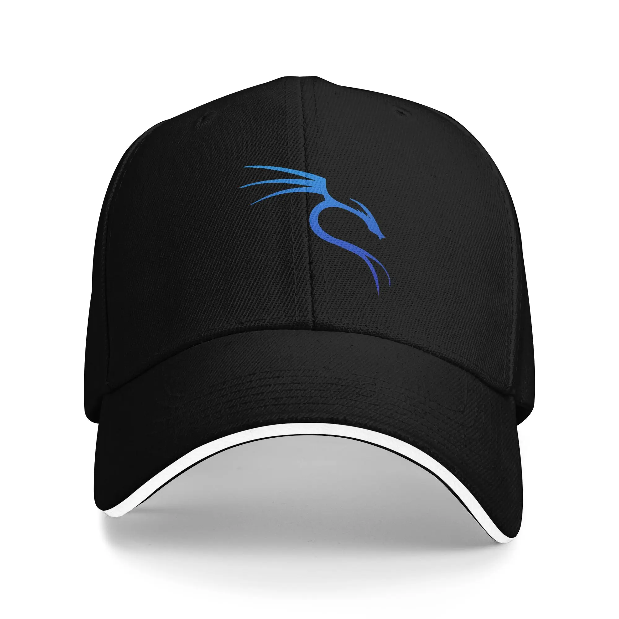 Unix Baseball Cap Cool Hacker Nerd Tees Kali Linux Blue Dragon Sun Baseball Cap Summer ...