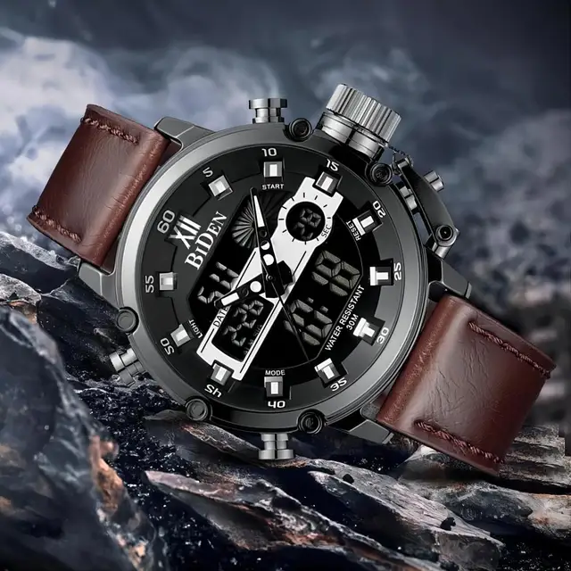 Orologio Digale Milare Impermeabile Sport Orologi Da Uomo Cinturino Giallo 50M Diving Fashion Orologio Da Polso Elettronico Orologi Tattici Maschili - Foto 10