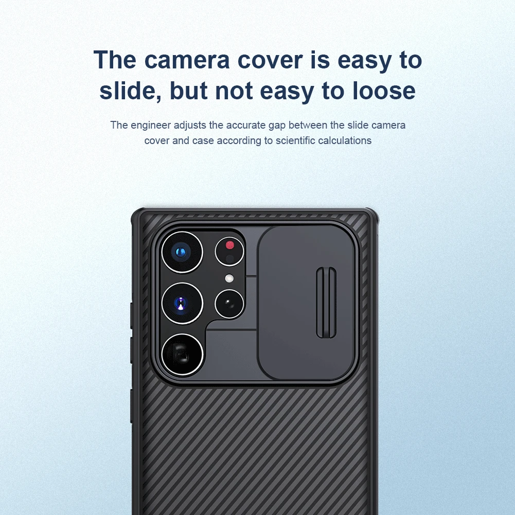 for Samsung Galaxy S25 S24 S23 S22 Ultra Case Nillkin CamShield Slide Camera Back Cover for Samsung S24 FE S23 Plus Lens Case 5