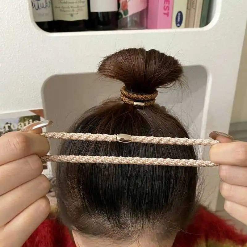 Set of 5 Stylish High-Elasticity Hair Ties