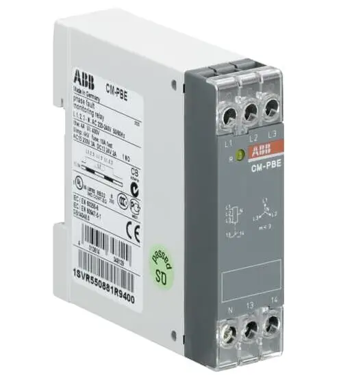 

Original ABB Three-phase Monitor CM-PBE 220-240VAC,1NO