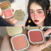 Monochrome Mousse Blush Palette Long-lasting Tin Box Blush Mud Cream Cheek Matte Peach Rouge Contour Tint Korean Girls Makeup 2