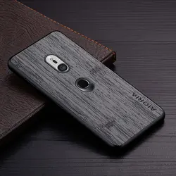 Funda de teléfono de cuero con patrón de bambú de lujo – Funda premium