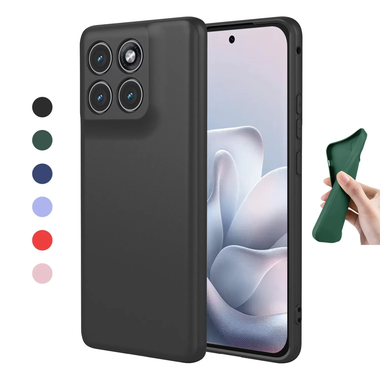 Colorful Flexible Liquid Silicone Protective Case in TPU Material