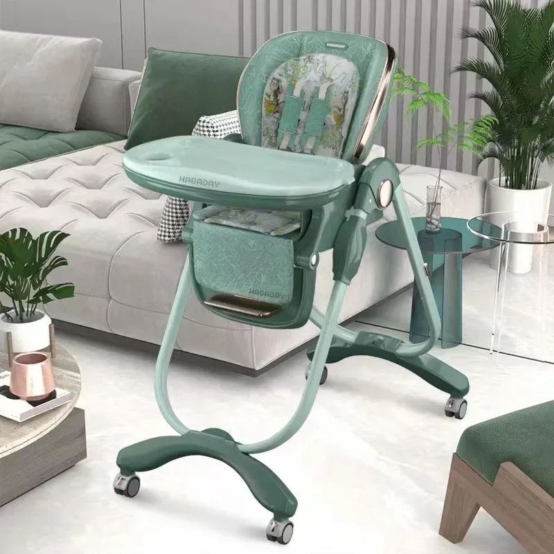 Home Furniture Children's Dining Chair Multi-functional Adjustable Baby Dining Chair Baby Portable Table and Chairs