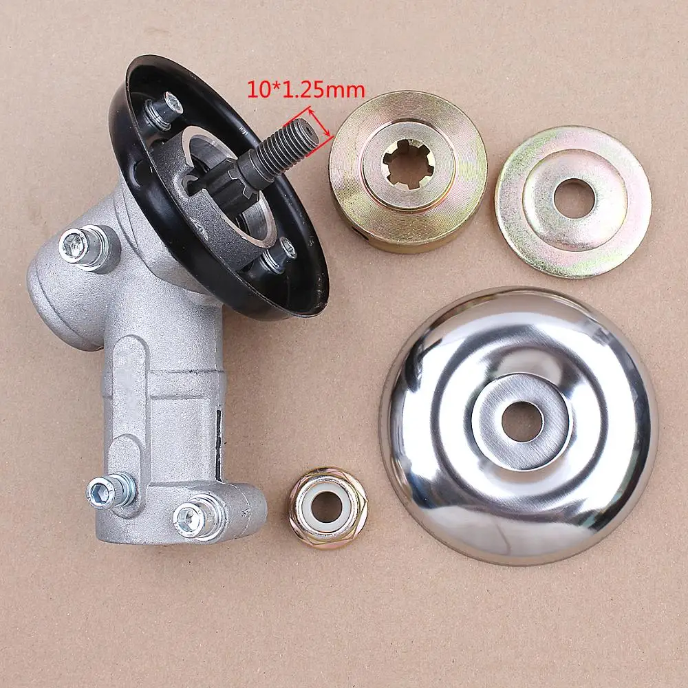 7T 9T Universal Gear Head 26MM Gearhead Gearbo M10*1.25 Brush Grass Cutter Trimmer Replace Dia Lawn Mower Replacement Part 2