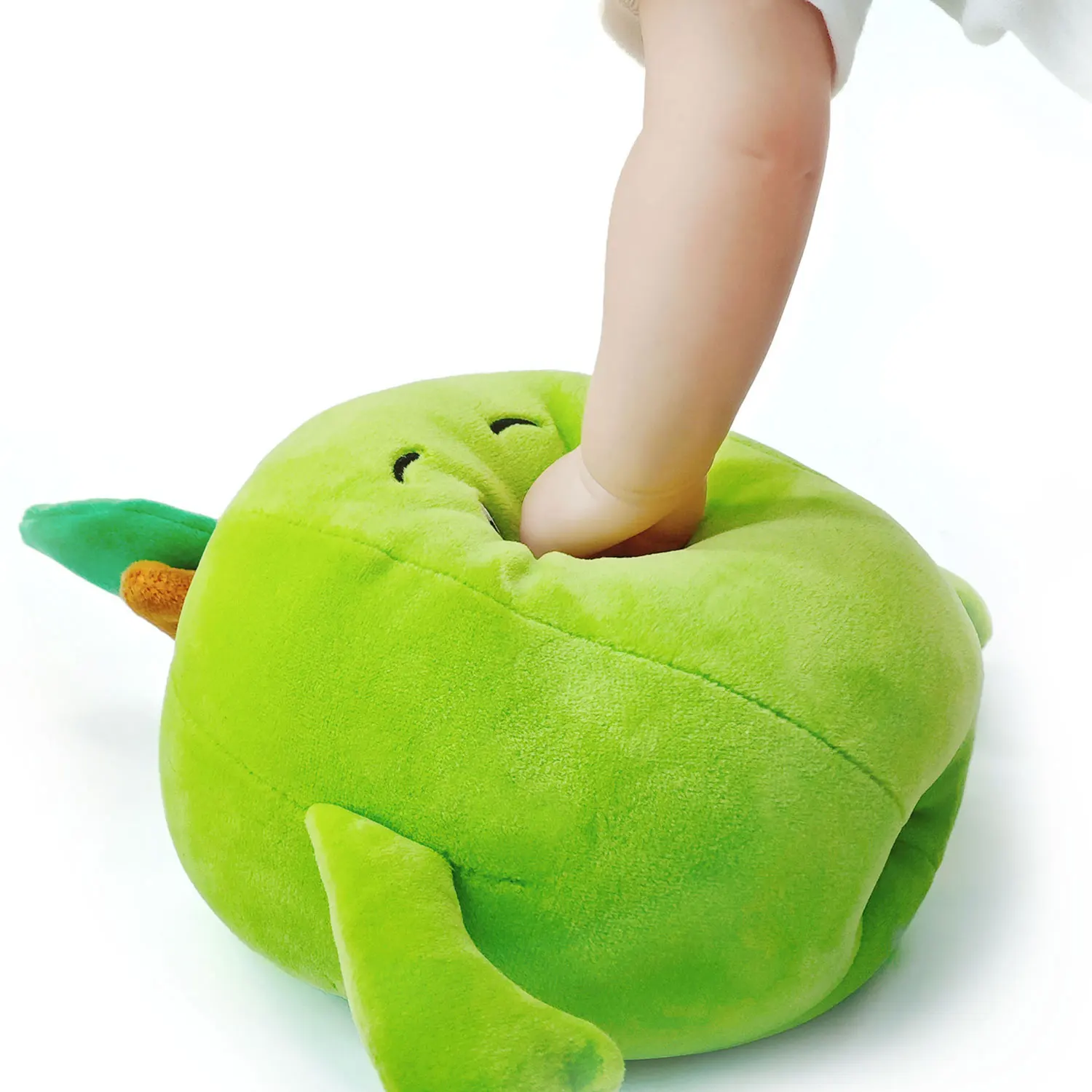 Basket of fruit simulation fruit plush toys apple banana raspberry idyllic style ornaments soft pillow, event party dolls 4