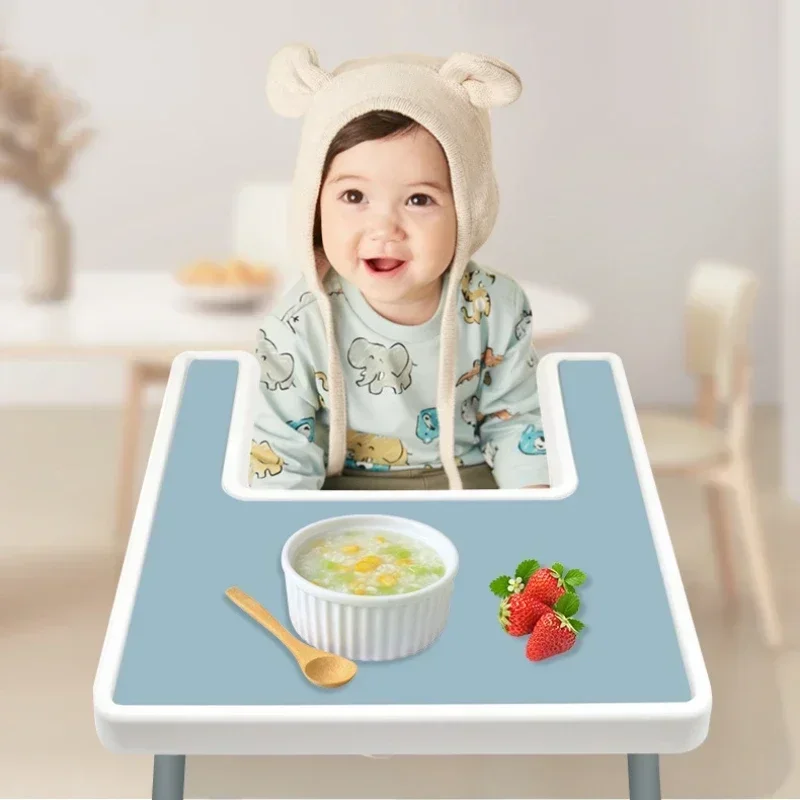 

New Design BPA Free Coverage Silicone Placemat Baby Highchair Feeding Solid Food Plate Mat Children's Tableware