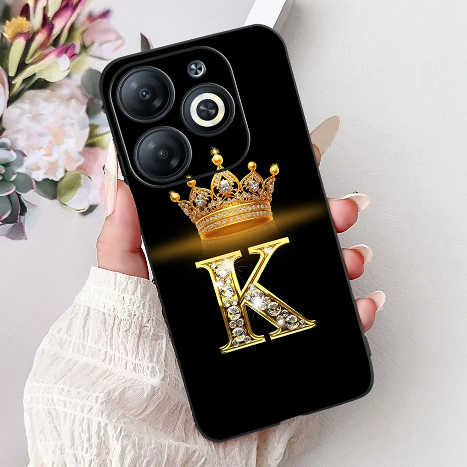 Luxury Letters Shockproof Soft TPU Phone Case Cover