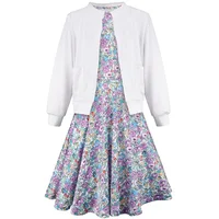 Ensemble de costumes de grand-mère pour filles de 3 à 12 ans, 100 jours d'école, Costume et accessoires de carnaval, tenue fantaisie 3