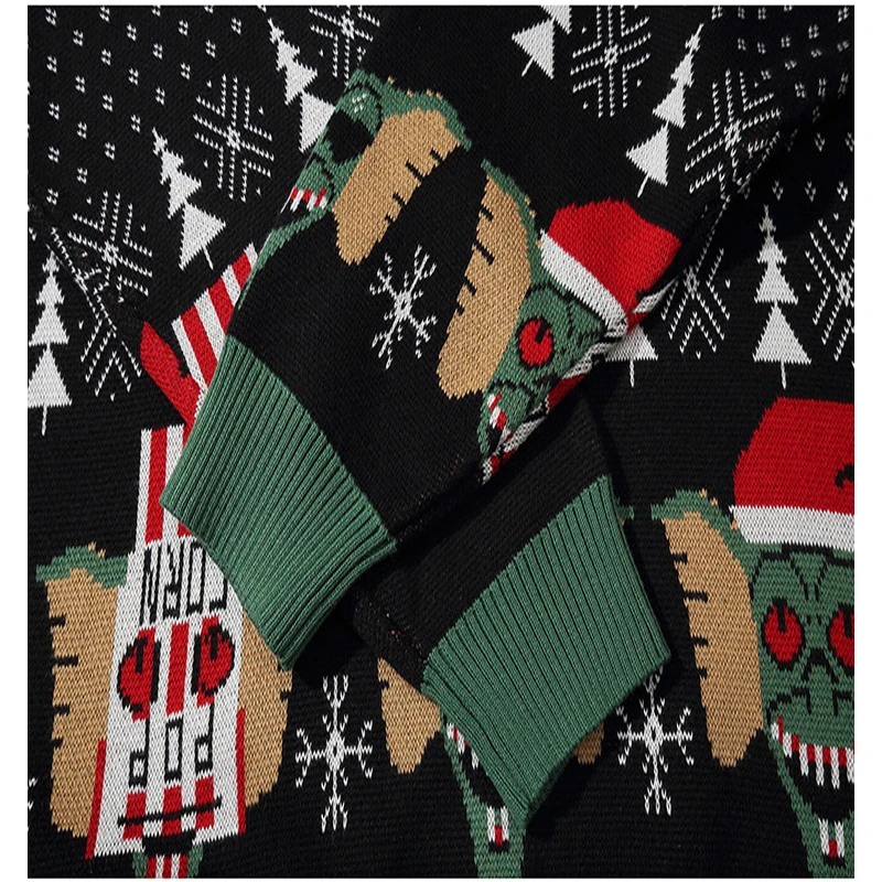 2022 Ugly Christmas Sweater For gift Santa Elf Funny Pullover