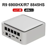 SZBOX Ryzen 9 6900HX/Ryzen 7 8845HS MINI PC Windows 11 DDR5 M.2 2280 NVME SSD PCIE3.0 USB4.0 WIFI6 BT5.2 Game Office Computer 1