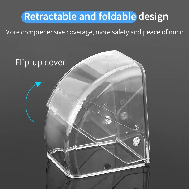 PC Transparent Waterproof Cover Wireless Doorbell Button Chime Outdoor Rain-cover Home Case Suitable Most Buttons wireless doorbell cover