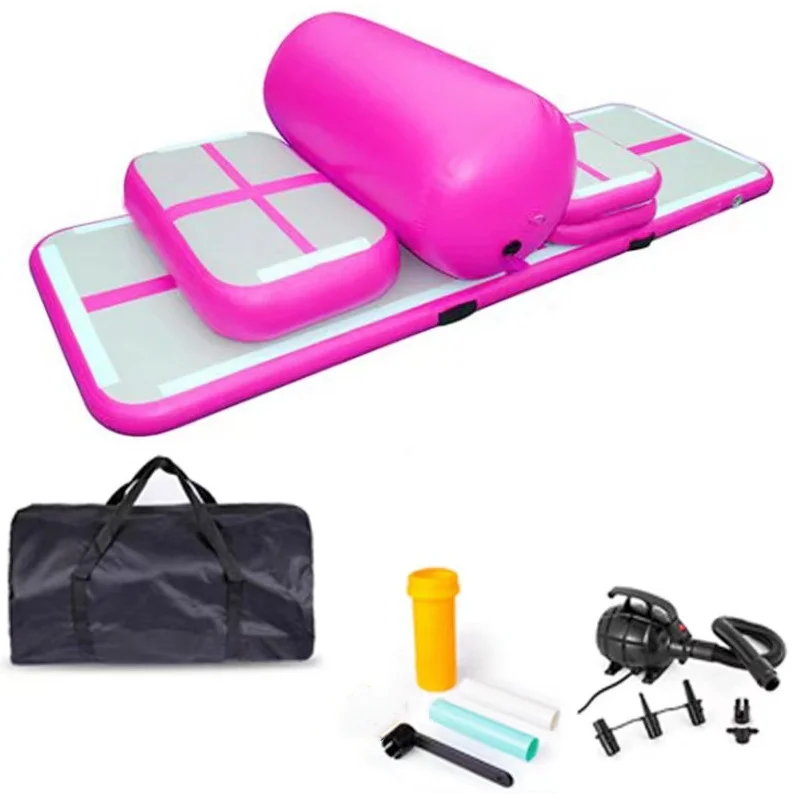 

Inflatable Training Mat For Kids, Thickness Floor Air Mat With Air Pump For Yoga