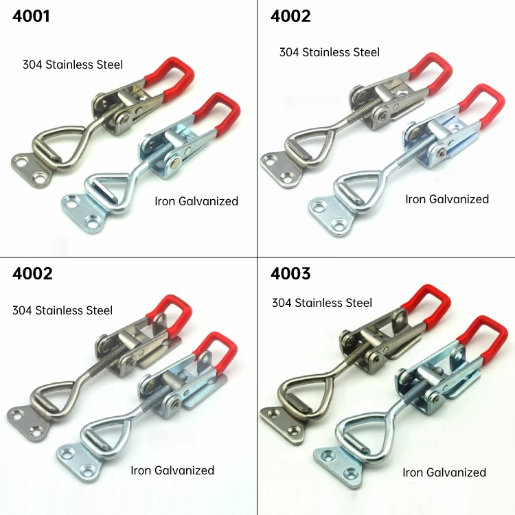 Toggle Latch Clamp Adjustable Toggle Clamp 4001 4002 4003 Cabinet Box Lever Handle Lock 2pcs For Sliding Door Furniture Hardware toggle latches,furniture hardware,buckle clamp