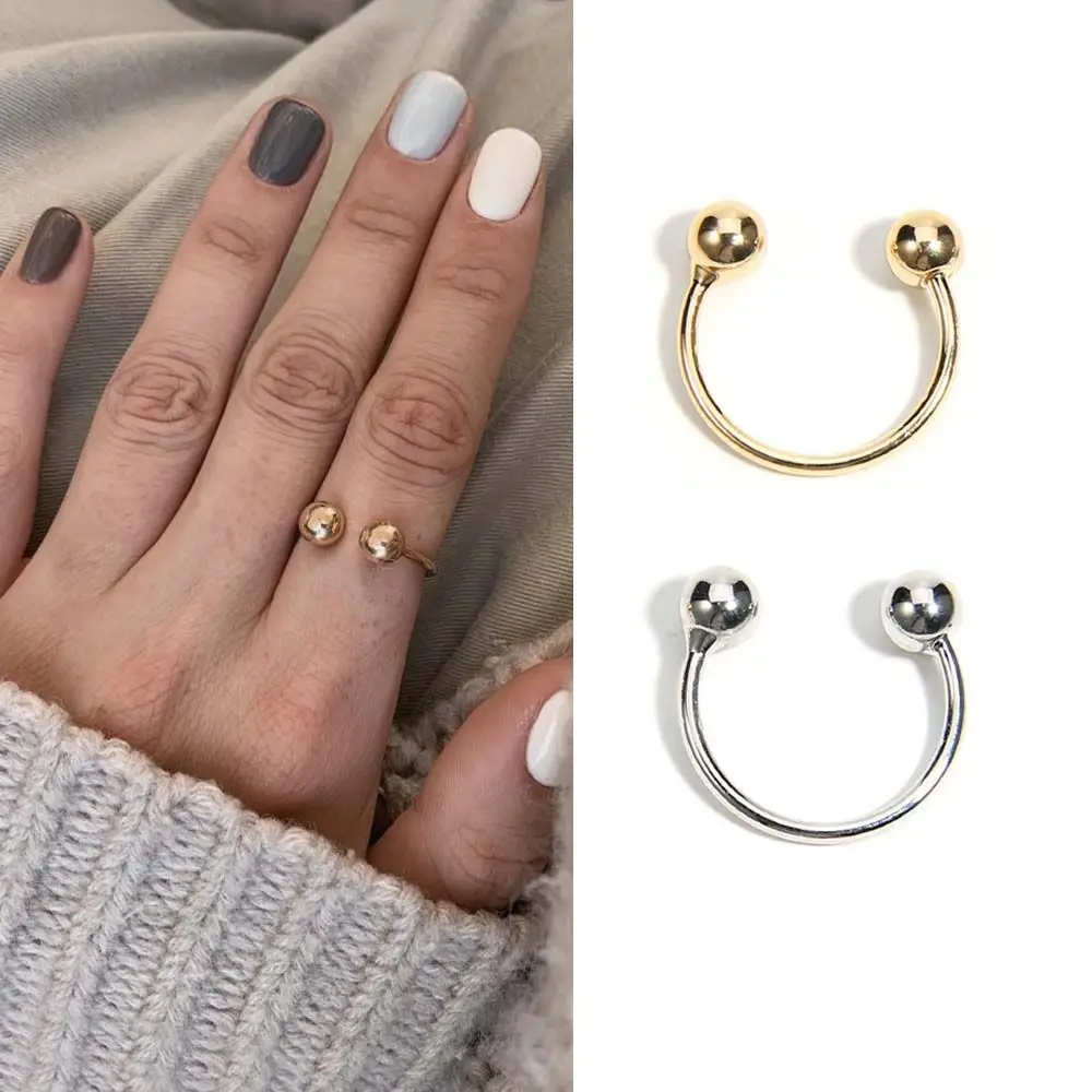 Double Ball Knuckle Ring 2
