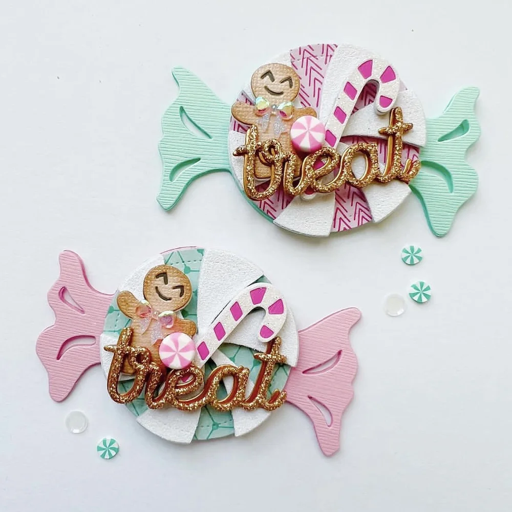 KSCRAFT 캔디 백 토퍼, 금속 커팅 다이 스텐실, DIY 스크랩북 장식 엠보싱, DIY 종이 카드