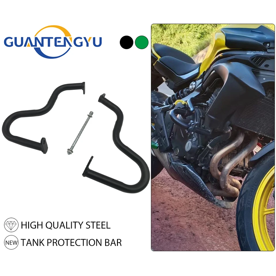 Boule Anti-Chute Moto Cadre De Protection Contre Les Chutes De Moto, Carénage Coulissant, Protection Contre Les Chutes Pour KAW&ASAKI Z650 Ninja650 2017 – 2024