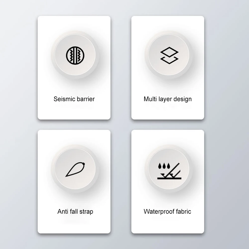 EVA Hard Carrying Case with Strap Shockproof Protective Handbag for RG40XX H/RG405M Handheld Game Console Anti-scratch Glass