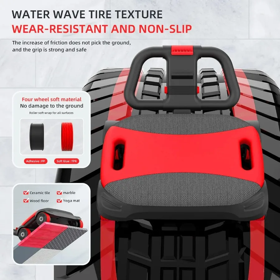 2025 AB Roller Wheel - 4 wheel elbow support abdominal wheel automatic rebound abdominal fat burning weight loss core training e