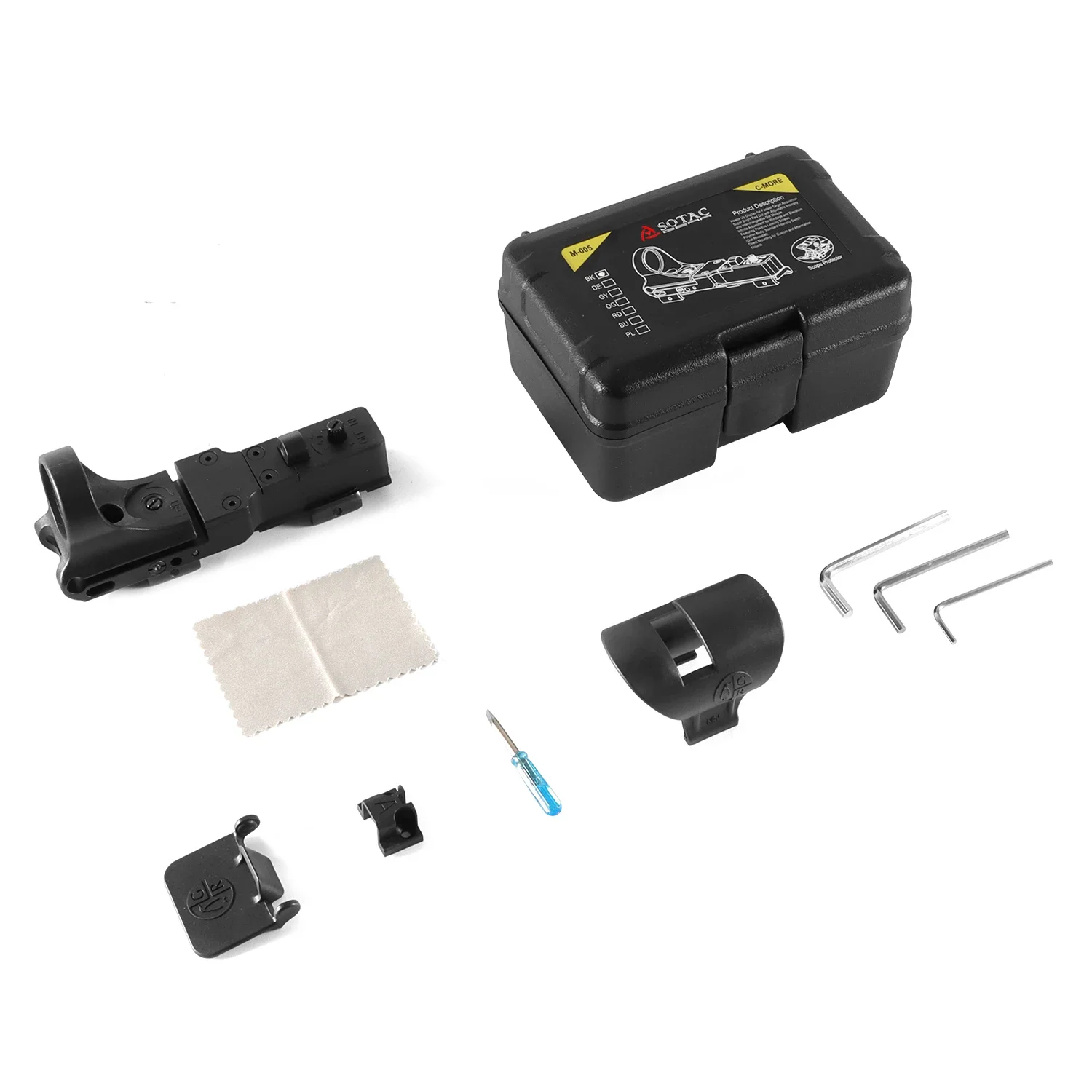 C-MORE Red Dot RMR Adjustable 4MOA IPSC Sight Reflex Optics Sight Airsoft Air Gun 20mm Adjustable Hunting MRS 1X red dot sight
