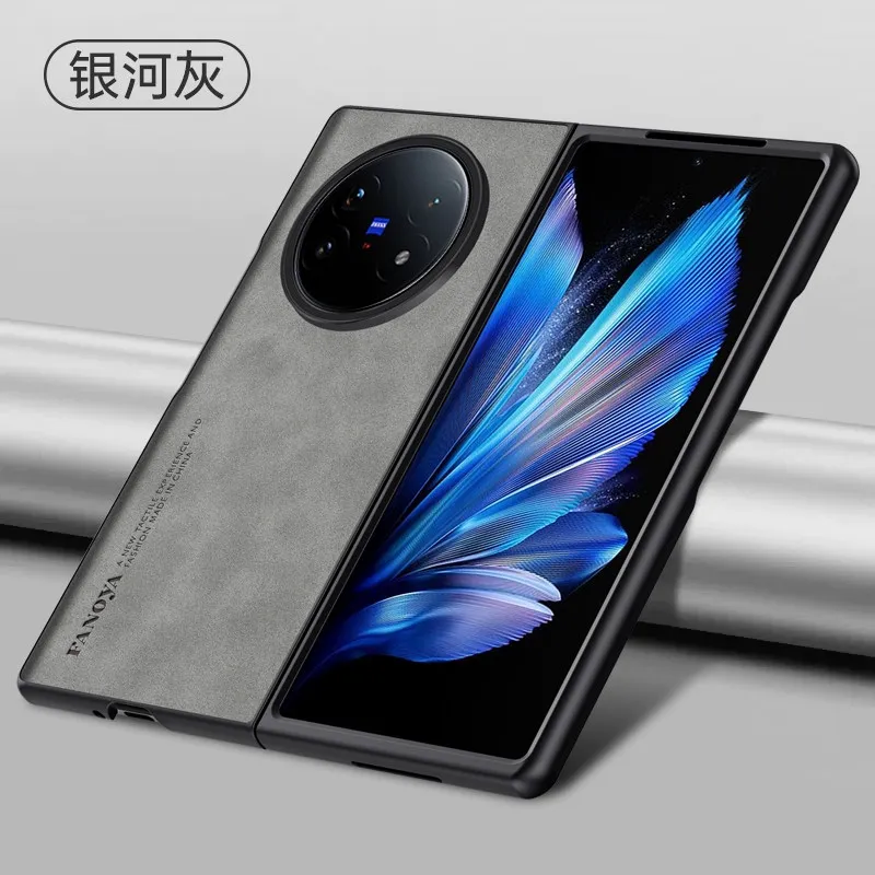 Luxury Skinsheep Leather Soft Frame Phone Case with Matte Silicone Back Cover Bumper