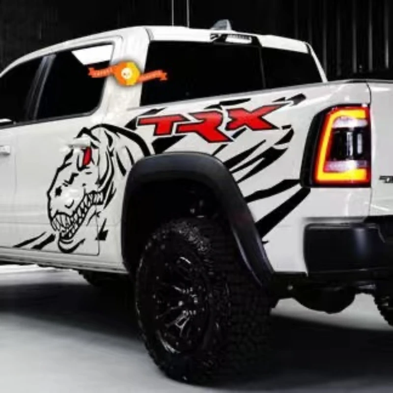 

Car stickers FOR the Dodge RAM Challenger TRX body rear trunk decorative sports decal accessories