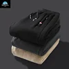 8XL Winter Lamb Wool Pants Men's Trousers Thickened Warm Drawstring Waist Casual Pants Men's Loose Gym Running Training Pants 5