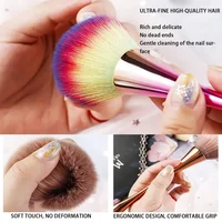 Nail Art Brush Remove Nail Dust Brush Acrylic UV Gel Polish Powder Cleaning Tool Beauty Makeup Brushes Manicure Accessories 6
