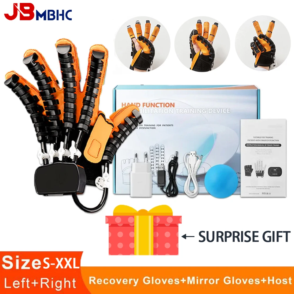 

Powerful Hand Robot Gloves Rehabilitation Equipment & Mirror Glove for Stroke Hemiplegia Stimulated Nerve Recovery Training