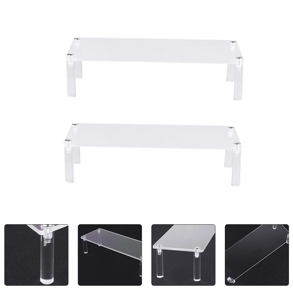 

Model Display Stand Acrylic Trapezoidal Multilayer Showing Rack Shelf Storage Container Jewelry
