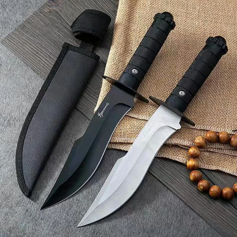 

Wilderness Survival Knife Outdoor Camping Knife with Anti-height Hardness Saber Straight Knife Fruit Knife