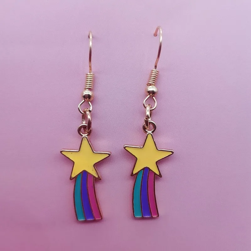 Dangle Earrings Drop Earrings Animal Earrings Sailor Moon Cat Earrings Luna and Artemis Anime Inspired Enamel Drop Earrings Kawaii Animal Jewelry for Women Girl Gift