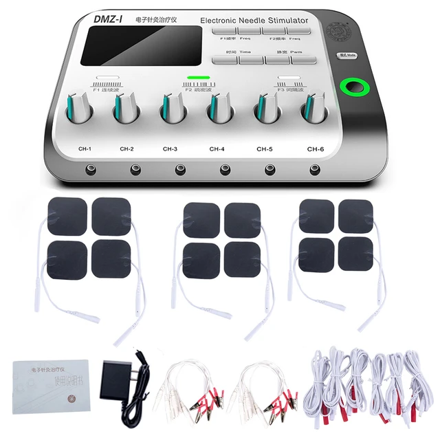 6 Output Channel Tens Body Massager Tennis Electroestimulador Muscular  Electric Muscle Stimulator Physical Therapy Masajeador - Relaxation  Treatments - AliExpress