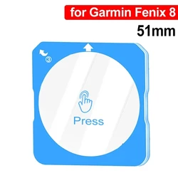 Easy Installation Tempered Glass Screen Protector with Positioning Film Kit - 3PCS (Fenix 8 51mm)