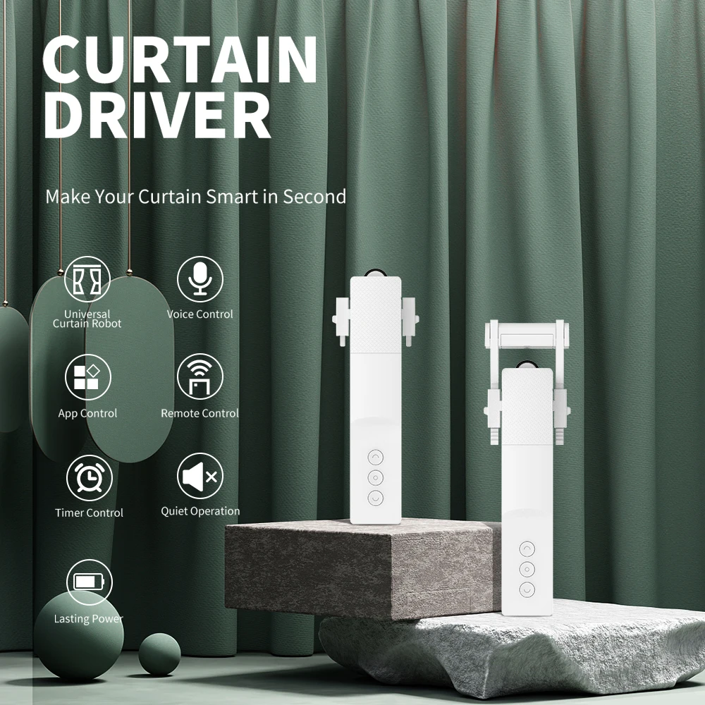 Tuya Eletronic Curtain Robot Smart Chiseza